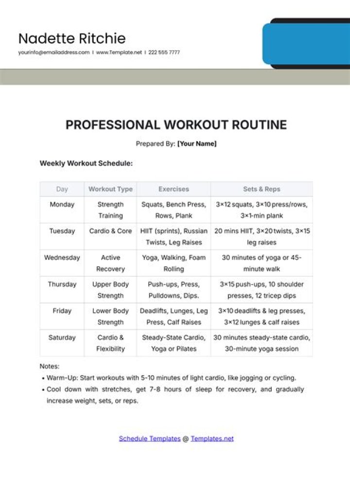 Andy Garc&iacute;a Workout Routine